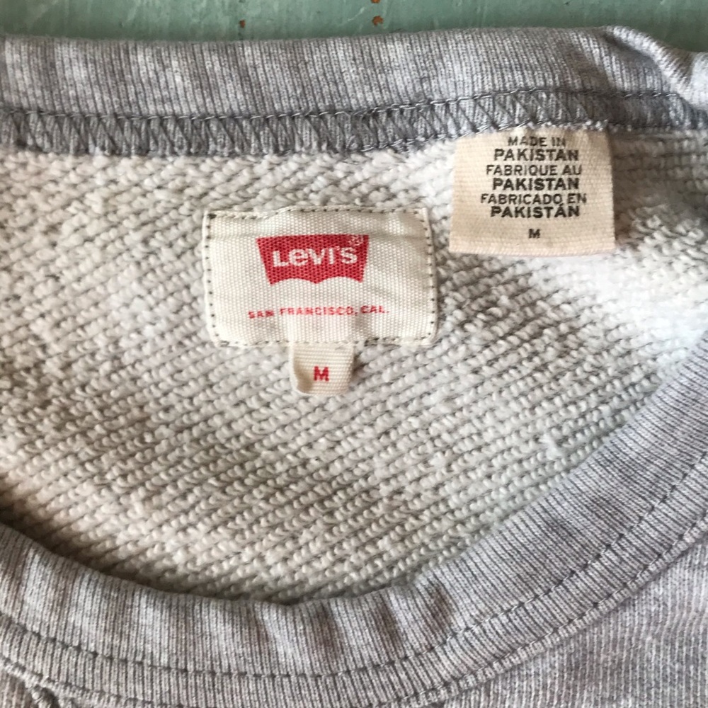 Vintage Levi’s Grey crew neck cotton sweatshirt - Picture 4 of 7